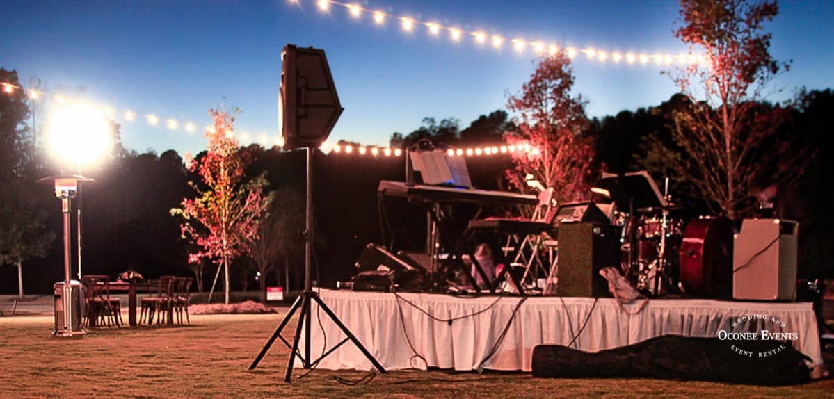 Professional event staging and flooring fabrication rental