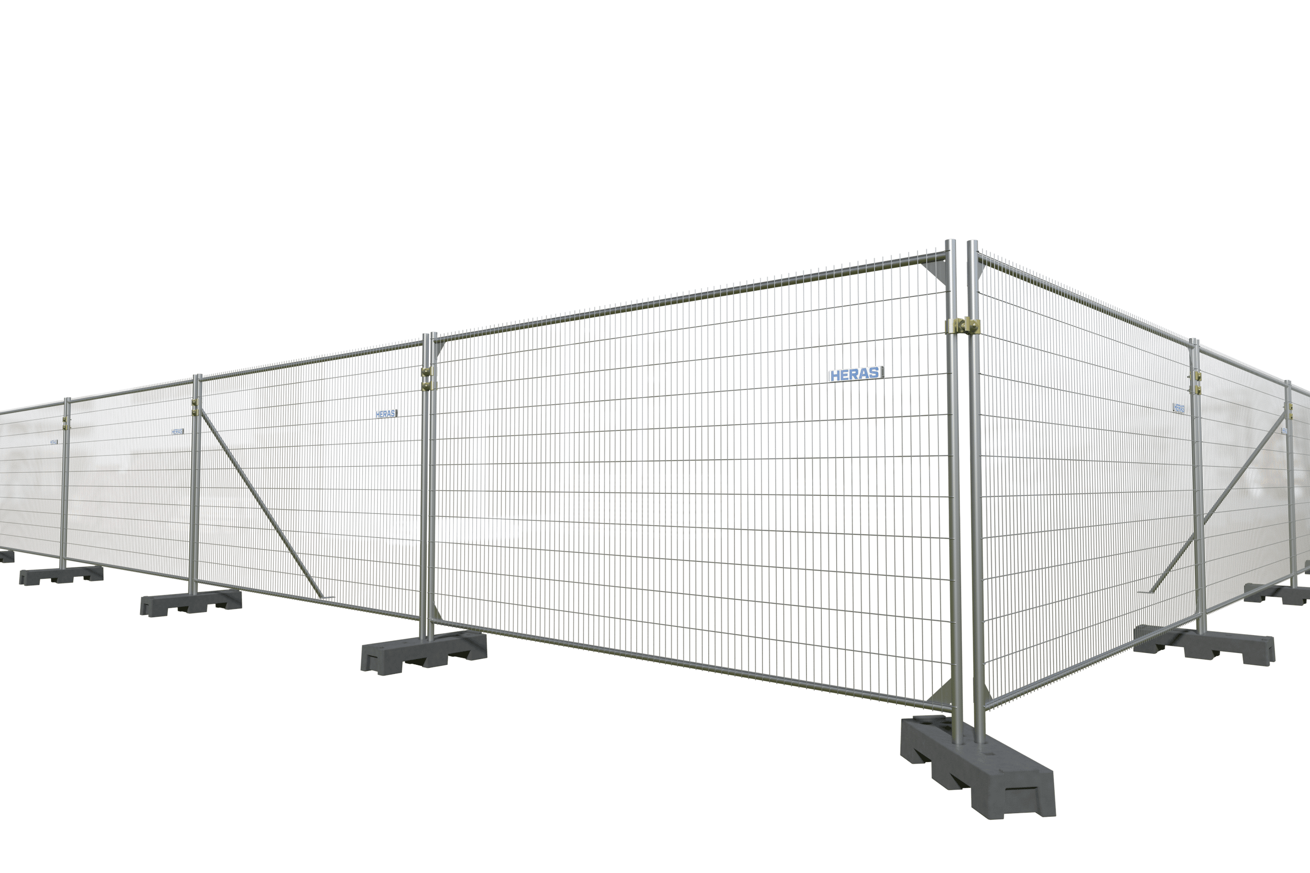 Temporary Heras fencing panels for event boundaries and security