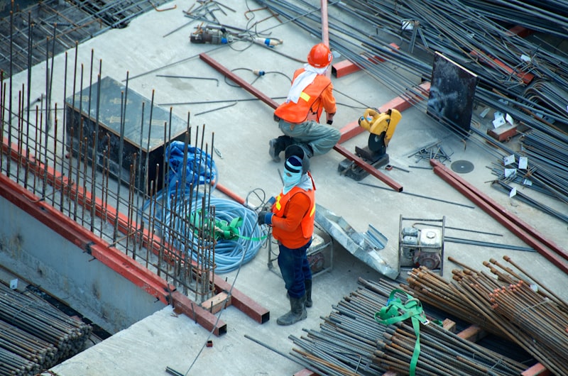 Structural steel fabrication UAE - Mahraj Industries in-house steel fabrication workshop in Dubai